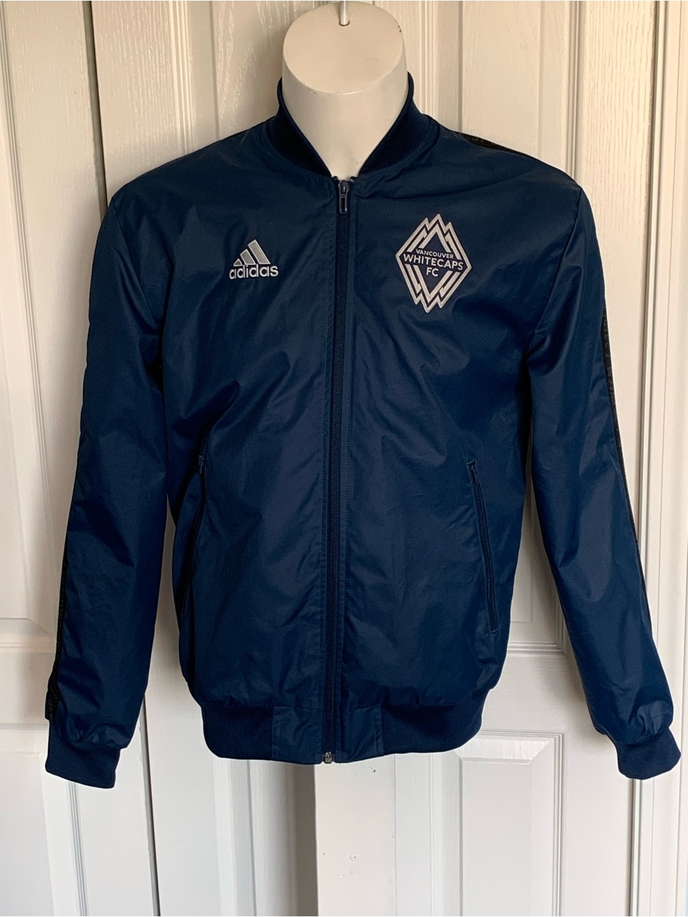 adidas Navy Vancouver Whitecaps Lightweight Jacket
